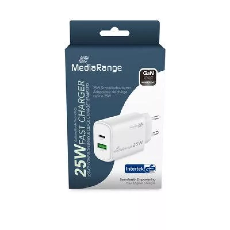 Voeding USB/USB-C 25W/FAST MRMA112-2 Mediarange
