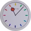 NeXtime klok 3048 Color Change, Ø28 cm, wand, wit/meerkleurig