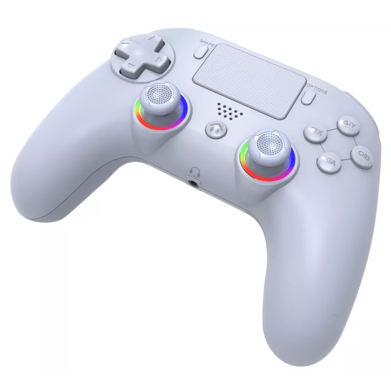 Draadloze LED-controller SUBSONIC SA5639-2 — voor PS4 en pc, wit, draadloze verbinding