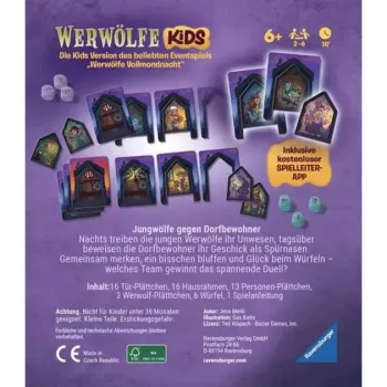 Ravensburger Weerwolven – Nacht van de jonge wolven kaartspel