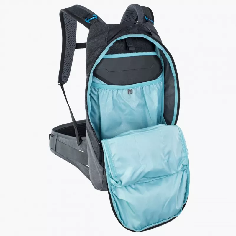 Fietsrugzak EVOC Trail Pro 10L Carbon grijs sport