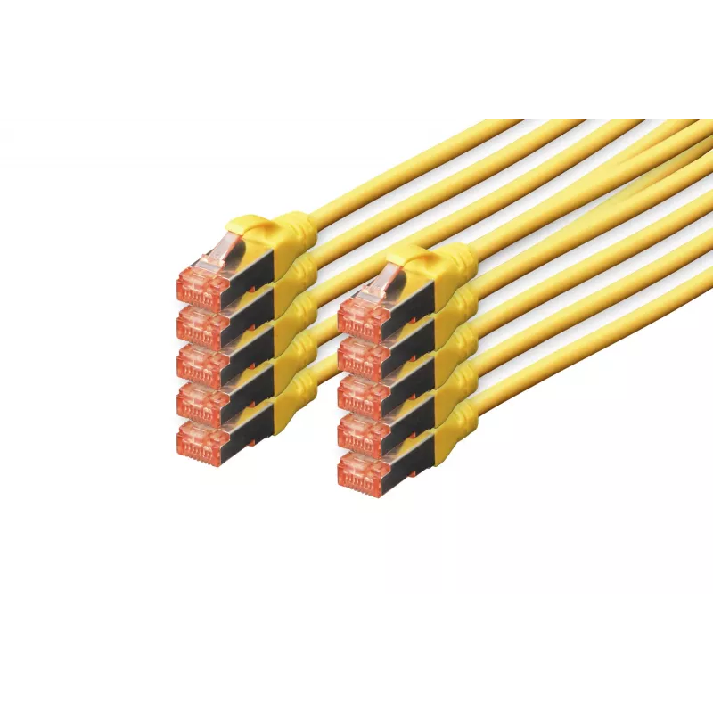 Digitus DK-1644-005-Y-10 ethernet-patchkabel geel