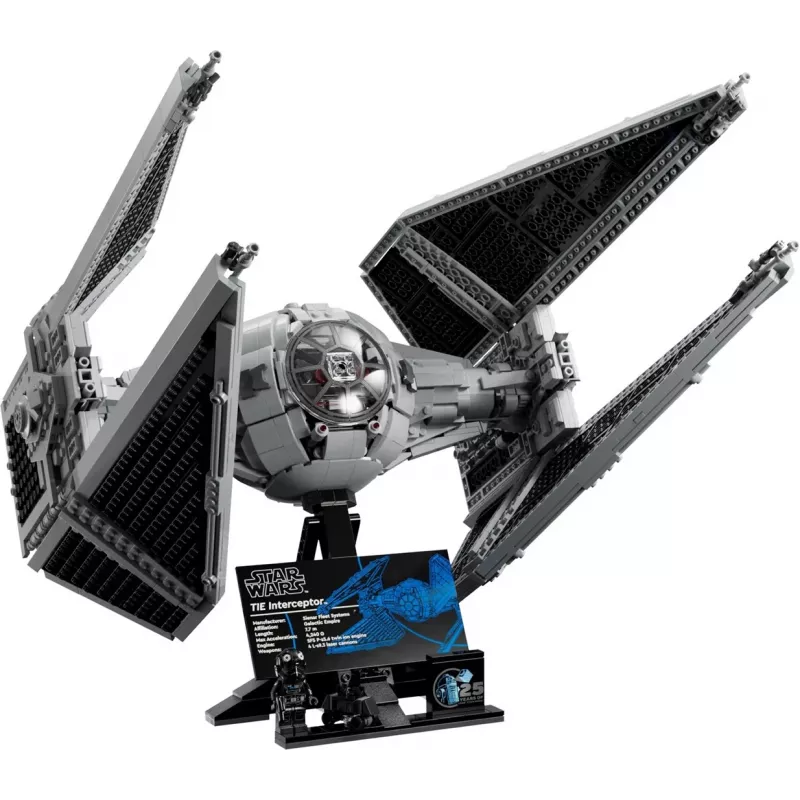 LEGO Star Wars TIE Interceptor model 75382 — gedetailleerde sterrenjager bouwset, 1931 onderdelen, 18+