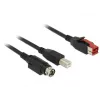 USB-kabel DeLOCK 85489 USB 2.0 3 m USB B zwart