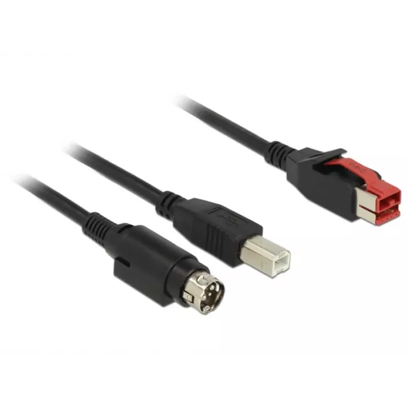 USB-kabel DeLOCK 85489 USB 2.0 3 m USB B zwart