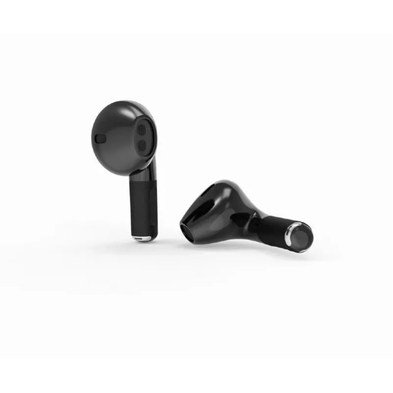Bluetooth-headset GEMBIRD TWS-02-BK, in-ear TWS, zwart/grijs, tot 5 uur afspelen, ingebouwde microfoon, oplaadcase