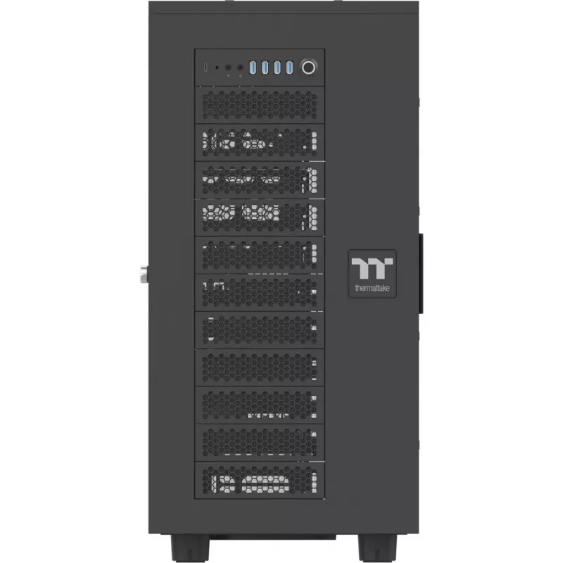 Thermaltake behuizing AX700 TG Super Tower zwart retail - Tower (CA-11B-00F1WN-00)