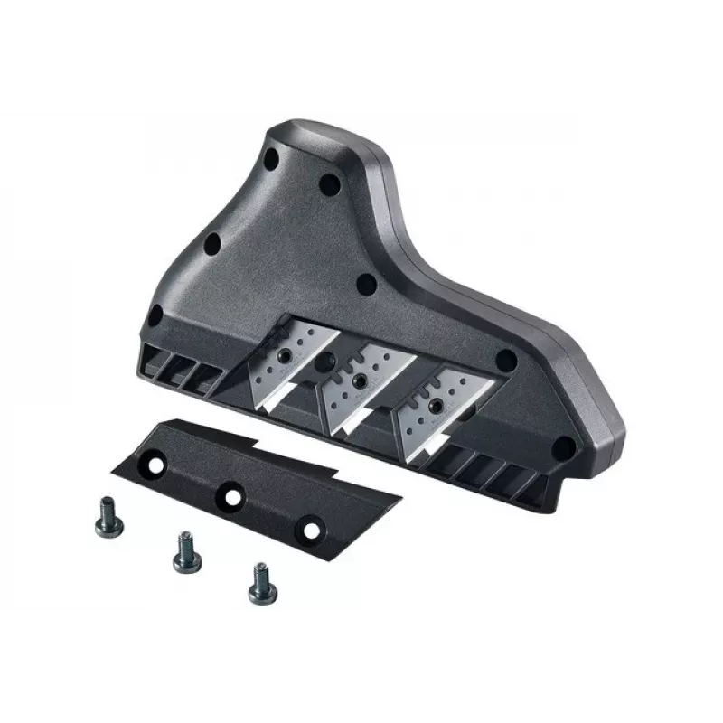 Schaaf Wolfcraft drievoudige kantenschaaf 4009000 — grafiet, trapeziummes, geschikt voor gipsplaten