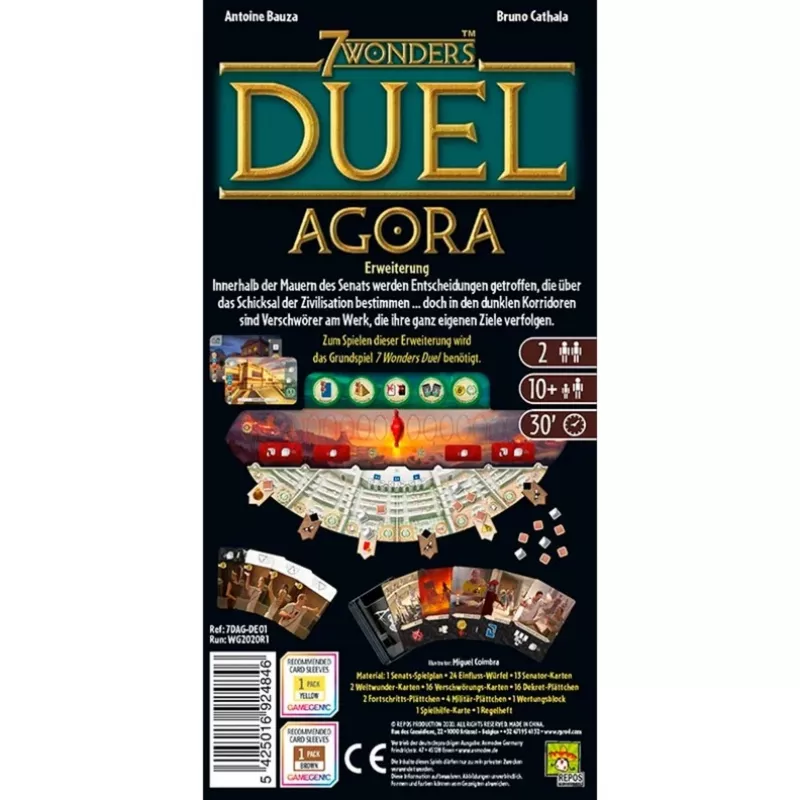 7 Wonders Duel - Agora, bordspel-uitbreiding