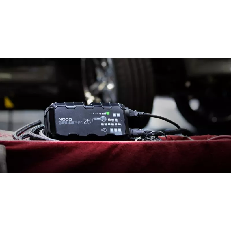 Acculader NOCO GENIUSPRO25 25A intelligente meerkanaals lader voor loodzuur- en lithiumbatterijen