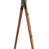 LogiLink BP0078 tv-vloerstandaard, 49-70 inch, 4 poten van walnotenhout, 40 kg, zwart