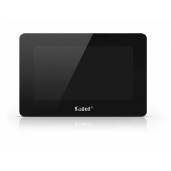 Touchscreen-bedieningspaneel SATEL INT-TSH2R-B 7 inch zwart voor alarm- en besturingscentrales