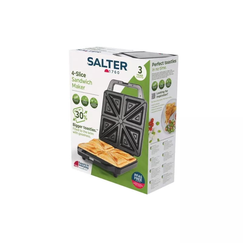 Salter EK6538VDE 4-botssandwichmaker