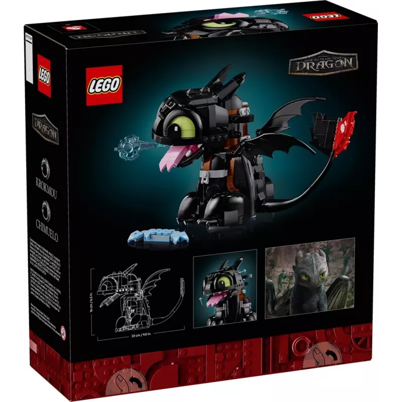 LEGO ICONS 10375 Hoe tem je een draak: Tandloos
