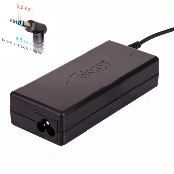 Akyga AK-ND-26 laptopvoeding voor HP, 90 W, 19,5 V, 4,62 A, 4,5 x 3,0 mm + pin