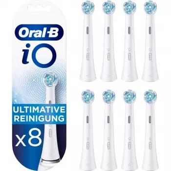 Opzetborstel Oral-B iO Ultimate Clean, verpakking met 8 vervangende koppen