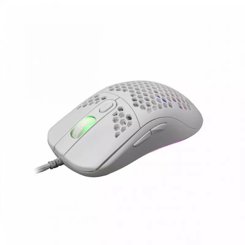 Muis White Shark GALAHAD wit USB Type-A