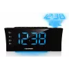 Blaupunkt CRP81USB wekkerradio met projectie en USB-oplaadpoort, zwart