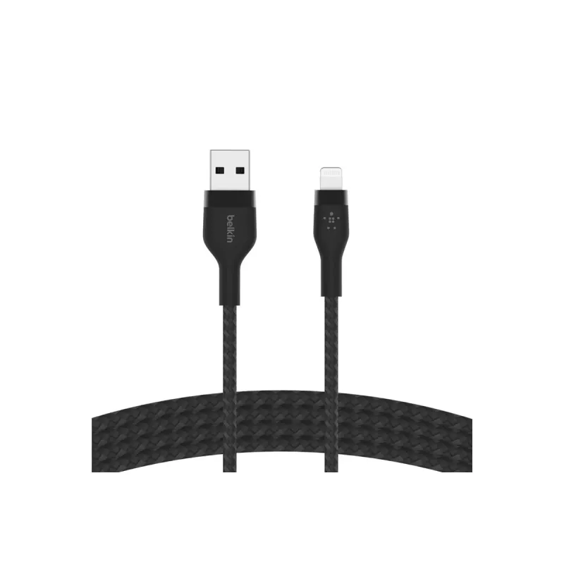 Lightning-kabel 2 m Belkin CAA010BT2MBK USB-C naar Lightning zwart