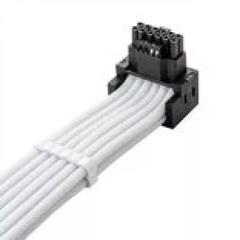CableMod C-Series Pro verbindingskabel - variant A, 90°, 16-pins naar 3x8-pins PCIe, wit