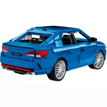 Bouwblokken Cobi Skoda Octavia RS model (2405 onderdelen), vanaf 10 jaar, zwart/blauw