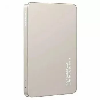 Powerbank 5000mAh 20W inductie MagSafe titanium