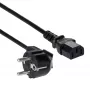 Akyga AK-PC-05C netsnoer, CEE 7/7 naar IEC C13, koper 3 x 1 mm², 5 m, zwart