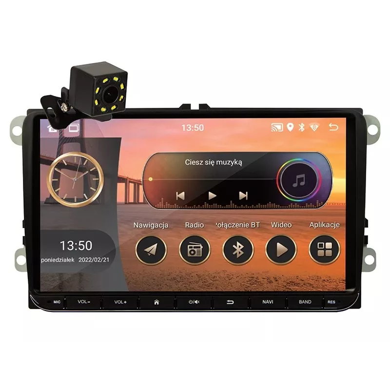Autoradio BLOW CP02 2DIN 9 inch touchscreen Android GPS, dubbel-DIN-multimedia-eenheid