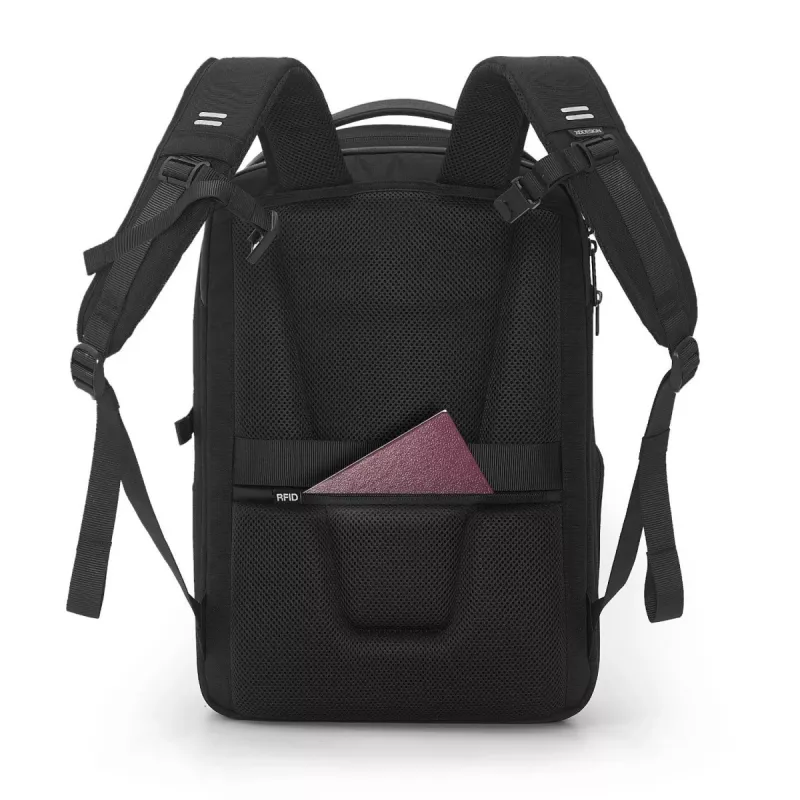 Rugzak XDDESIGN Bizz zwart — waterafstotend, licht, model P705.931