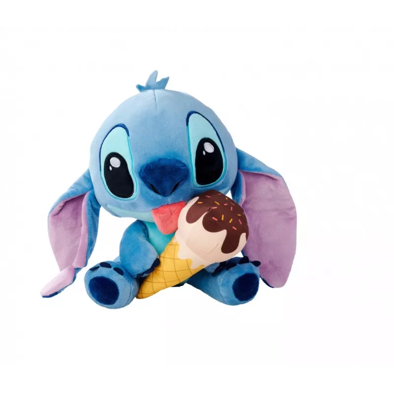 Knuffel SIMBA mascotte Stitch ijsje 25 cm, originele zachte figuur