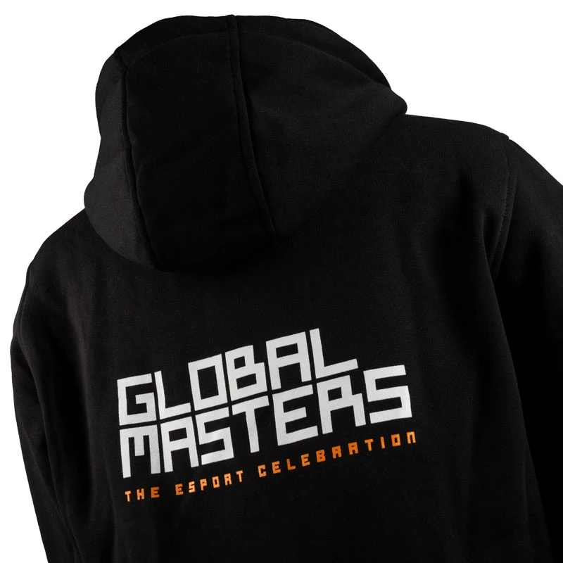 Global Masters hoodie GM logo - zwart (M)