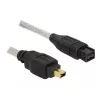 FireWire A/B-kabel DeLOCK 82588 1,0 m grijs