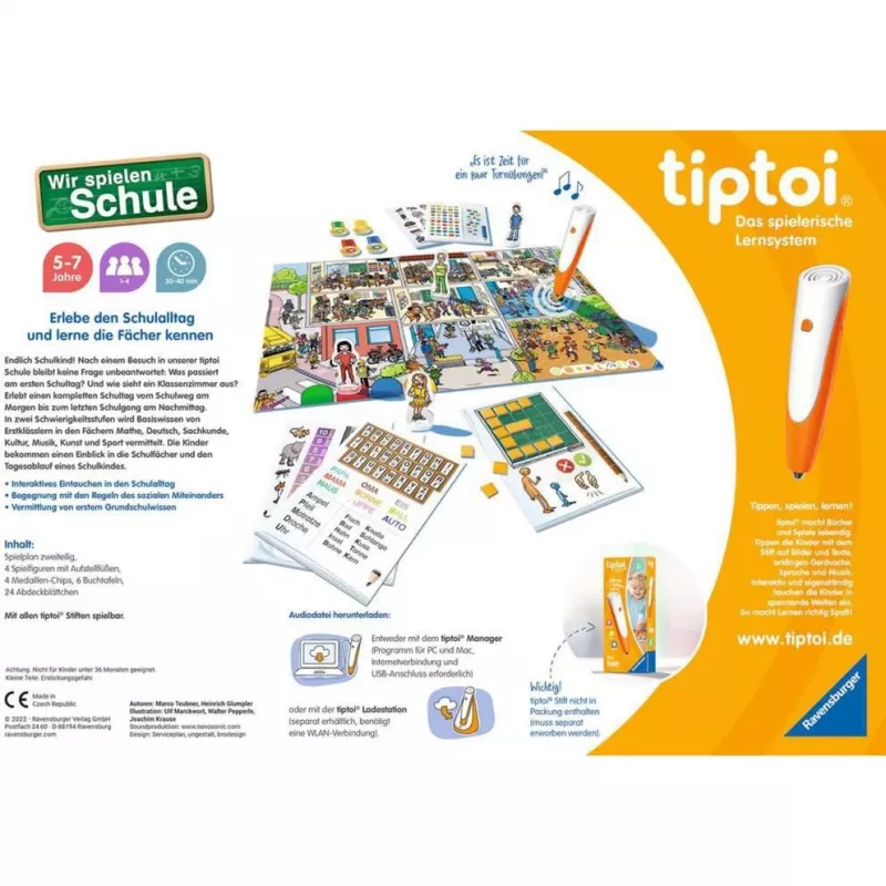 tiptoi Wir spielen Schule, bordspel