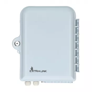 Glasvezel-afsluitbox Extralink Emma 16-aderig wit