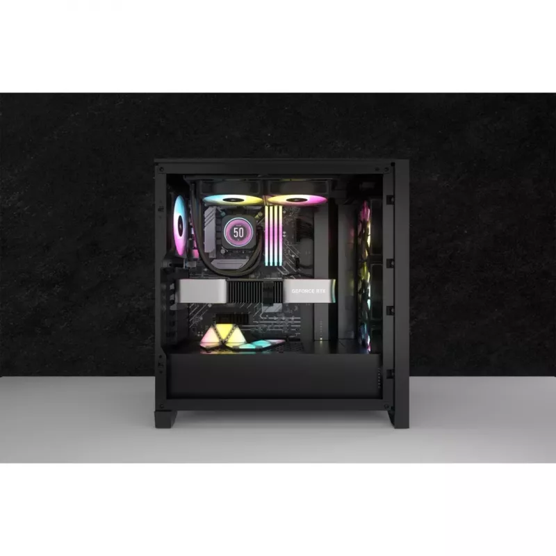 Corsair CW-9060074-WW computerkoelsysteem processor all-in-one-vloeistofkoeler 12 cm zwart 1 stuk