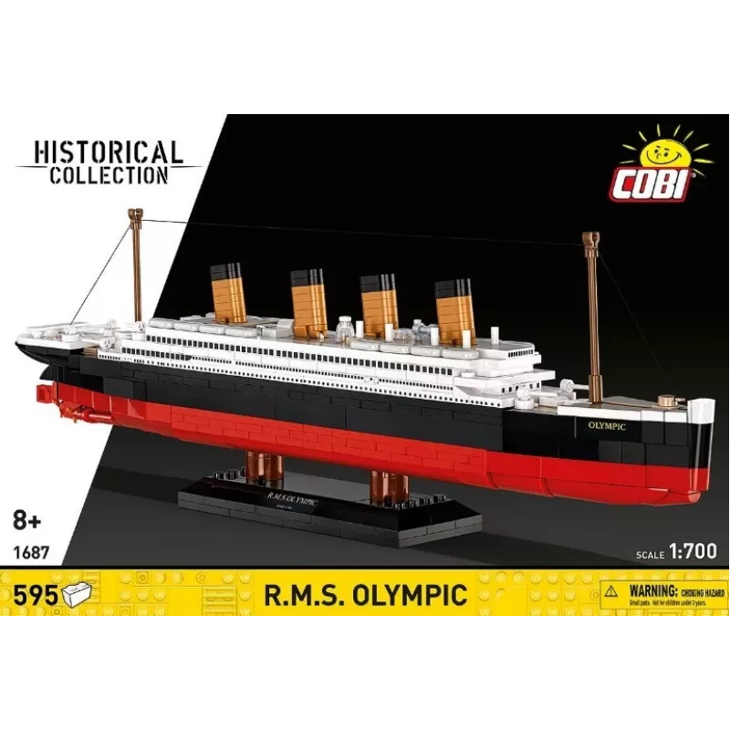 Bouwset Cobi Blocks R.M.S. Olympic 59 blokken — 59-delige modelbouwset