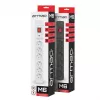 Armac Multi M6 | stekkerdoos | overspanningsbeveiliging, 6 stopcontacten, 5 m kabel, zwart