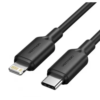 Kabel USB-C naar LIGHTNING/2M zwart Lakbh Vention