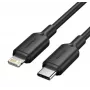 Kabel USB-C naar LIGHTNING/2M zwart Lakbh Vention
