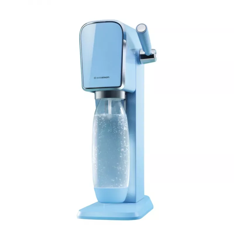 Sodabereider SODASTREAM Art Blue Steel — 1 l kunststoffles, 60 l carbonator, 173×245×430 mm