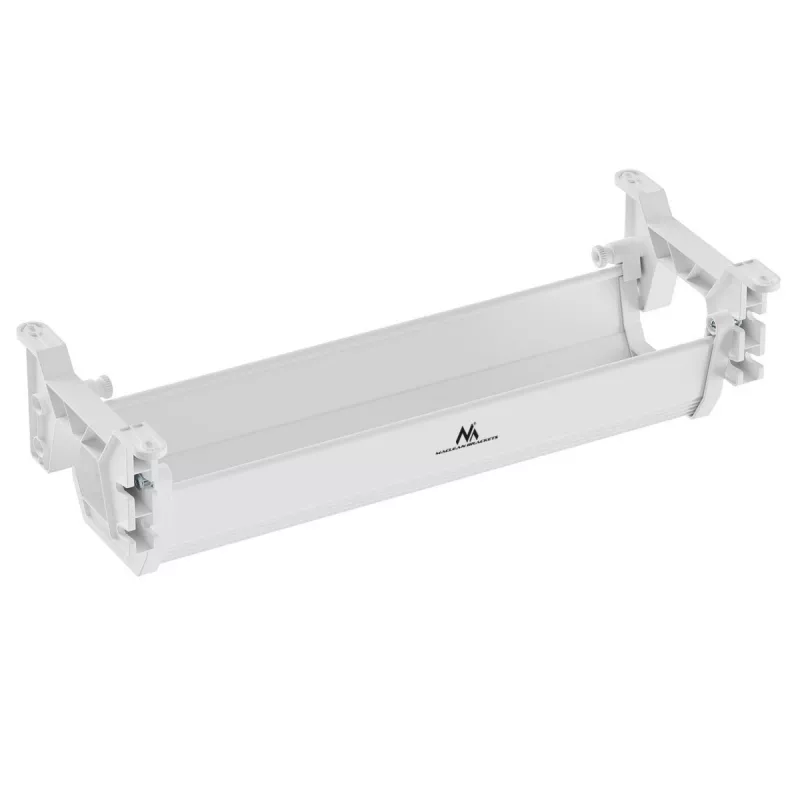Maclean organizer voor kabels/stekkerdozen onder het bureau, max. belasting 5 kg, wit, MC-106 W