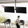 Plafondbeugel MACLEAN MC-111 B voor twee televisies, max. belasting 2×40 kg, max. VESA 600×400