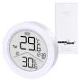 GreenBlue draadloos weerstation, IN/OUT temperatuur, klok, °C/°F selecteerbaar, bereik tot 60 m, GB162