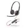 HP Poly Poly Blackwire C3225 USB - 3200 Serie - Headset - On-Ear - bedraad - USB, 3,5 mm jack - geluidsisolatie (209747-101)