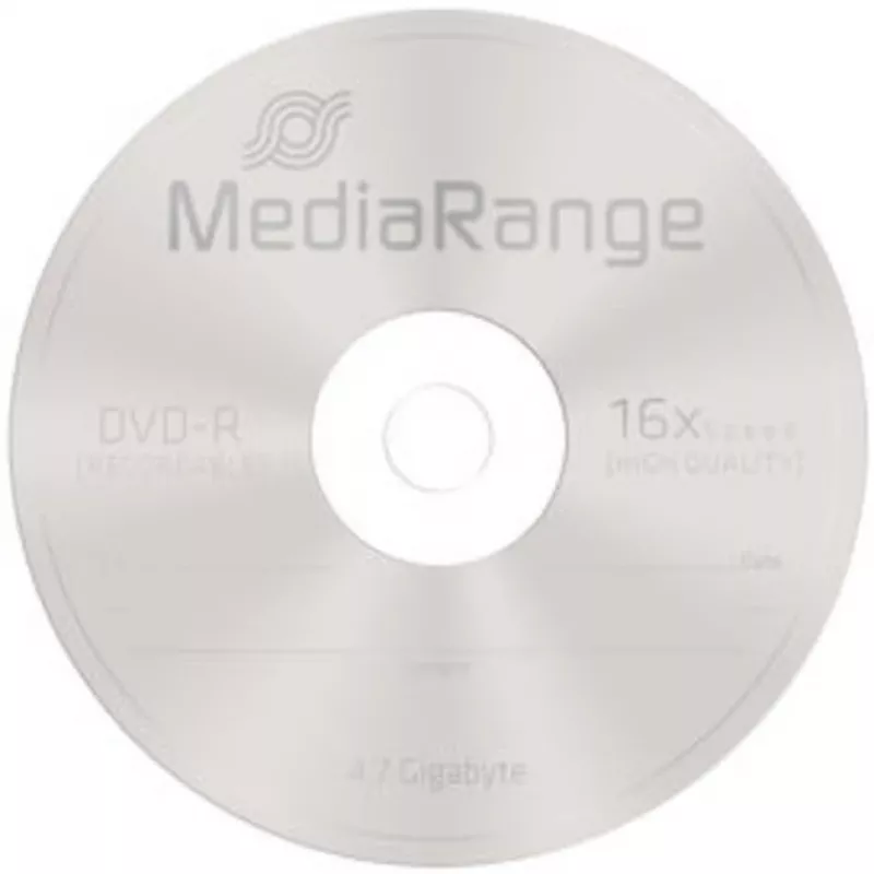 MediaRange - 50 x DVD-R - 4,7GB (120 min.) 16x - spindel (MR444)