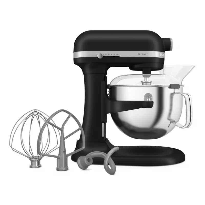 KitchenAid 5KSM60SPXEBM staafmixer 375 W zwart, grijs, roestvrij staal