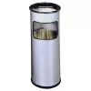 Afvalemmer Durable 333023 17 L rond metaal zilver