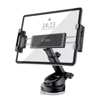 Autohouder Tech-Protect V4 universele voorruit- en dashboard-tablethouder, zwart