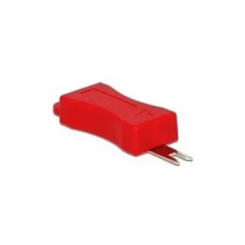 DeLOCK 86412 Verwijdertool voor RJ45-poortblokkers (Secure Clip Tool), rood, 4 st.