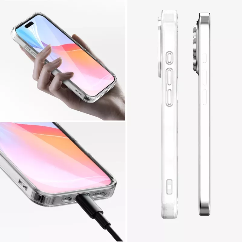 Hoes 4smarts iPhone 16 Pro 16 cm (6.3 inch) transparant